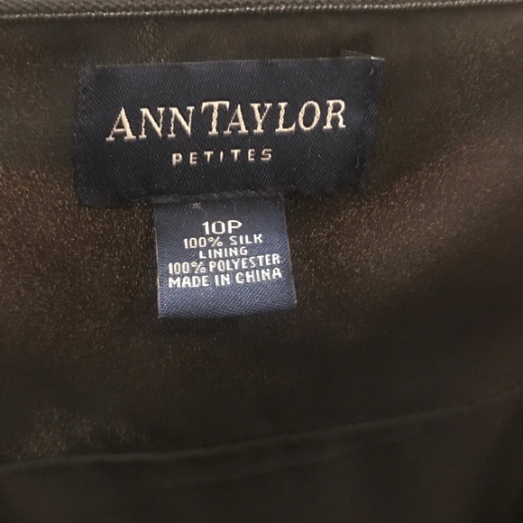 Ann Taylor Petite Black Dress Size 10P - Picture 5 of 5